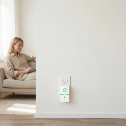 Plug-In Power Box with US Plug, Compatible with 90-250V Input Range Multi-Outlet